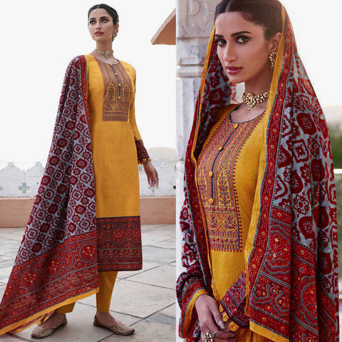 Gujarati designer suit - Women - 1754125552